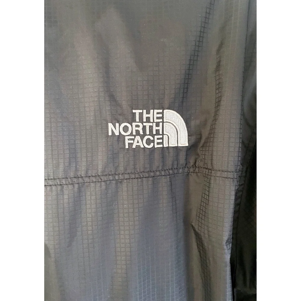 The North Face Full Zip Jacket Black Fleece Lined Lightweight Mens Size‎ L